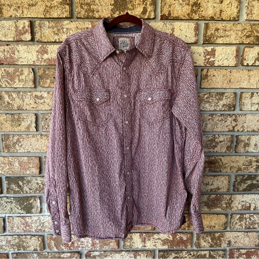 Moon Shine Brad Paisley Shirt Men’s Medium Pearl Snaps Long Sleeves Excellent!